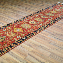 Load image into Gallery viewer, Hand-Knotted Fine Indo Khorjan Design Wool Rug (Size 2.7 X 10.0) Cwrsf-2856