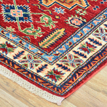 Load image into Gallery viewer, Hand-Knotted Fine Kazak Rug Geometric Handmade 100% Wool (Size 2.9 X 9.8) Cwral-2874