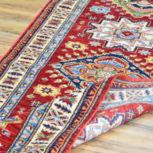 Load image into Gallery viewer, Hand-Knotted Fine Kazak Rug Geometric Handmade 100% Wool (Size 2.9 X 9.8) Cwral-2874