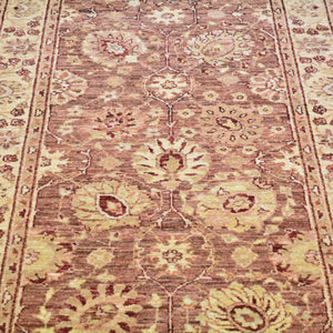 Hand-Knotted Oriental Afghan Chobi Mahal Design 100% Wool Rug (Size 3.1 X 10.1) Brral-2889