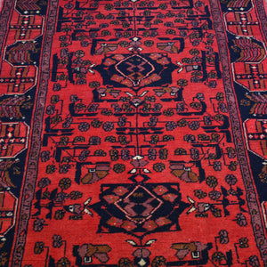 Hand-Knotted Fine Afghan Tribal Khal Mohammadi Design 100% Wool Rug (Size 2.9 X 10.1) Cwral-9078