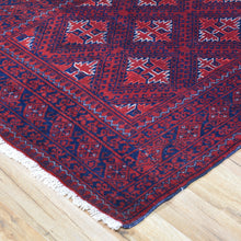 Load image into Gallery viewer, Hand-Knotted Afghan Tribal Turkoman 100% Wool Rug (Size 2.7 X 9.2) Brral-2907