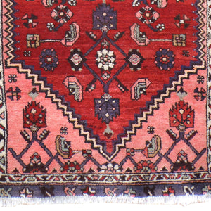 Hand-Knotted Vintage Traditional Tribal 100% Wool Rug (Size 3.2 X 8.11) Brral-2925
