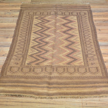 Load image into Gallery viewer, Hand-Woven Soumak Pure Wool Afghan Tribal Kilim Rug (Size 2.6 X 4.2) Brrsf-477
