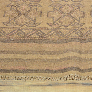 Soumak Tribal Afghan Surmai Handmade Wool Rug (Size 2.9 X 4.7) Brrsf-480