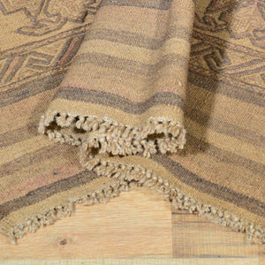 Soumak Tribal Afghan Surmai Handmade Wool Rug (Size 2.9 X 4.7) Brrsf-480