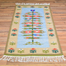 Load image into Gallery viewer, Hand-Woven Reversible Macedonian Kilim Handmade Wool Rug (Size 2.3 X 4.8) Cwrsf-489