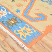 Load image into Gallery viewer, Hand Woven Fine Kilim Reversible Wool Handmade Rug (Size 10.4 X 14.1) Cwral-588