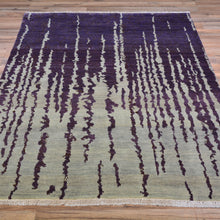 Load image into Gallery viewer, Hand-Knotted Modern Design Handmade Rug (Size 4.0 X 5.10) Brrsf-687