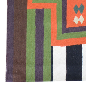 Chain-Stitched Kashmir Southwestern Handmade Wool Rug (Size 4.0 X 6.0) Brrsf-930