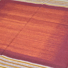 Load image into Gallery viewer, Hand-Woven Stripe Dhurrie Flatweave Reversible Kilim Handmade Rug (Size 4.0 X 6.3) Cwrsf-1089