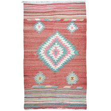 Load image into Gallery viewer, Hand-Woven Turkish Kilim Traditional Handmade Wool Rug (Size 4.8 X 8.11) Brrsf-1104