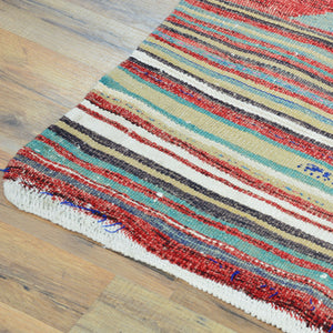 Hand-Woven Turkish Kilim Traditional Handmade Wool Rug (Size 4.8 X 8.11) Brrsf-1104