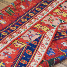 Load image into Gallery viewer, Soumak Weave Geometric Design Handmade Wool Rug (Size 5.2 X 7.5) Brrsf-1320