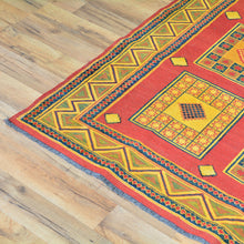 Load image into Gallery viewer, Soumak Tribal Afghan Birjista Handmade Wool Rug (Size 4.11 X 6.11) Brrsf-1350