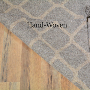Hand-Woven Reversible Southwestern Design Kilim Wool Rug (Size 5.0 X 6.11) Brrsf-1356