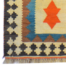 Load image into Gallery viewer, Hand-Woven Persian Kilim Geometric Design Handmade Wool Rug (Size 4.10 X 8.6) Brrsf-1380