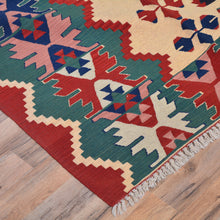 Load image into Gallery viewer, Hand-Woven Turkish Flatweave Reversible Kilim Wool Rug (Size 8.4 X 10.3) Cwrsf-1659