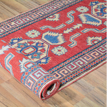 Load image into Gallery viewer, Hand-Knotted Tribal Kazak Design Handmade 100% Wool Rug (Size 2.6 X 11.2) Brrsf-1905