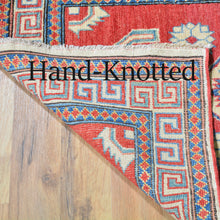 Load image into Gallery viewer, Hand-Knotted Tribal Kazak Design Handmade 100% Wool Rug (Size 2.6 X 11.2) Brrsf-1905