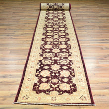 Load image into Gallery viewer, Hand-Knotted Tribal Peshawar Chobi Handmade Wool Rug (Size 2.6 X 18.10) Brrsf-1917