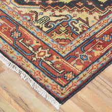 Load image into Gallery viewer, Hand-Knotted Indo Serapi Heriz Design Handmade Wool Rug (Size 4.2 X 6.2) Brral-4263