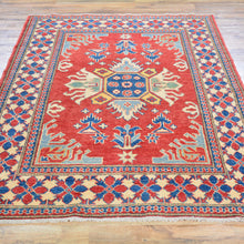Load image into Gallery viewer, Hand-Knotted Kazak Traditional Design Wool Rug (Size 4.3 X 5.10) Brral-510