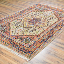 Load image into Gallery viewer, Hand-Knotted Traditional Heriz Geometric Design Wool Rug (Size 4.0 X 5.11) Cwral-6627