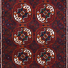 Load image into Gallery viewer, Hand-Knotted Turkmen Handmade Tribal Traditional Rug (Size 3.3 X 6.6) Brral-6648