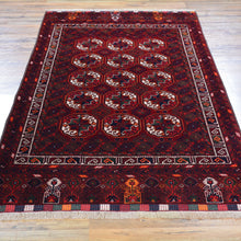 Load image into Gallery viewer, Hand-Knotted Turkmen Handmade Tribal Traditional Rug (Size 3.6 X 6.2) Cwral-6654
