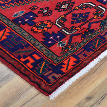 Load image into Gallery viewer, Hand-Knotted Persian Hamadan Wool Geometric Design Rug (Size 4.6 X 6.10) Cwral-6657