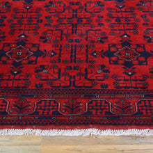 Load image into Gallery viewer, Hand-Knotted Turkmen Khal Mohamadi Design Handmade Wool Rug (Size 4.2 X 6.7) Cwral-6678
