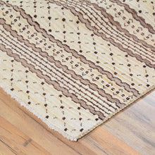 Load image into Gallery viewer, Hand-Knotted Modern Gabbeh Style Wool Rug (Size 4.7 X 6.7) Brral-807