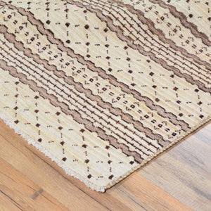 Hand-Knotted Modern Gabbeh Style Wool Rug (Size 4.7 X 6.7) Brral-807