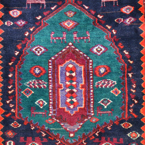 Hand-Knotted Tribal Persian Vintage Wool Oriental Handmade Rug (Size 4.6 X 6.6) Cwral-6687
