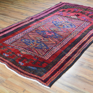 Hand-Knotted Persian Handmade Wool Rug (Size 4.2 X 7.3) Cwral-2235